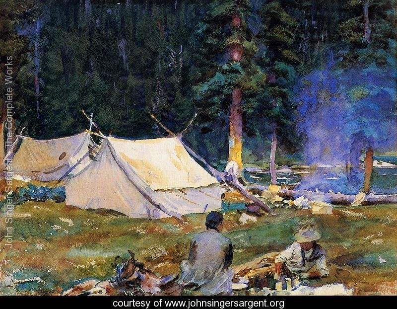 Camping at Lake O'Hara